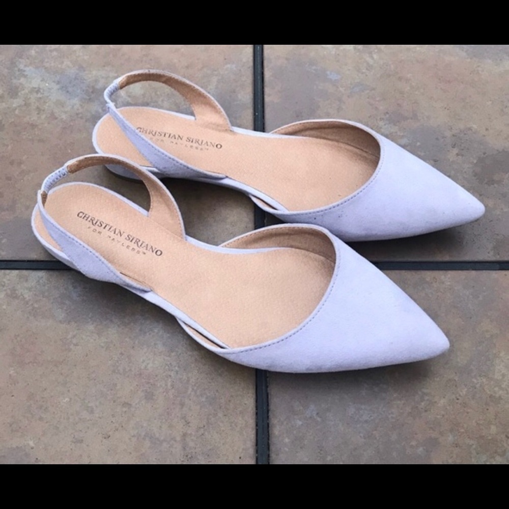 Lilac Slingback Flats
